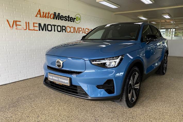 Blå Volvo C40 fra 2023