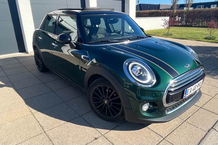 Grøn Mini Cooper fra 2019