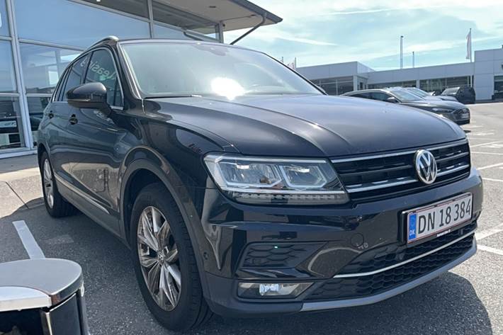 Sort VW Tiguan fra 2020