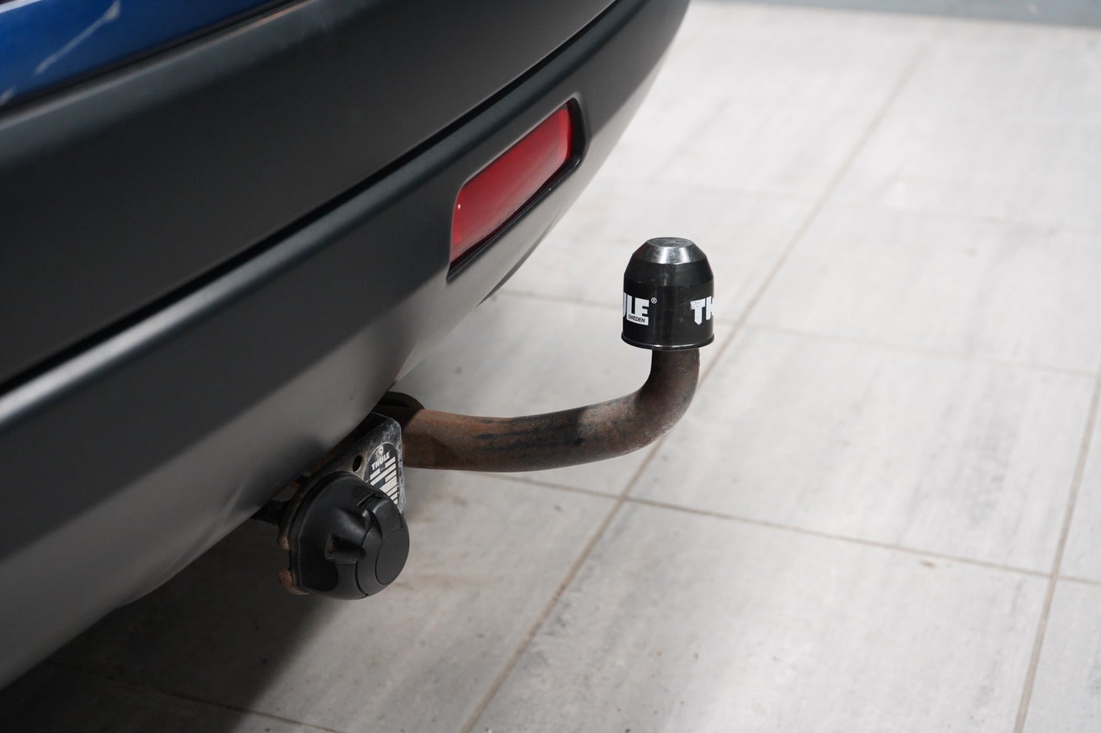 Blå Nissan Qashqai fra 2009