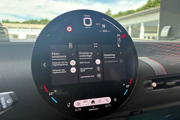 Sort Mini Cooper SE fra 2025