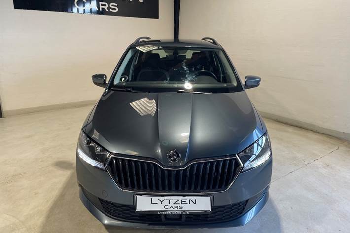 Grå Skoda Fabia fra 2019