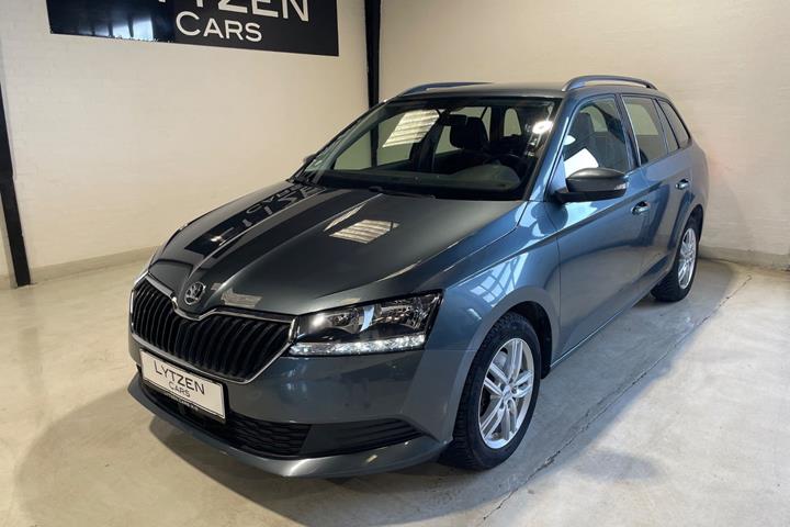 Grå Skoda Fabia fra 2019