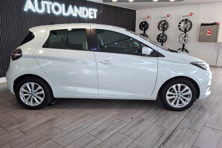 Hvid Renault Zoe fra 2020