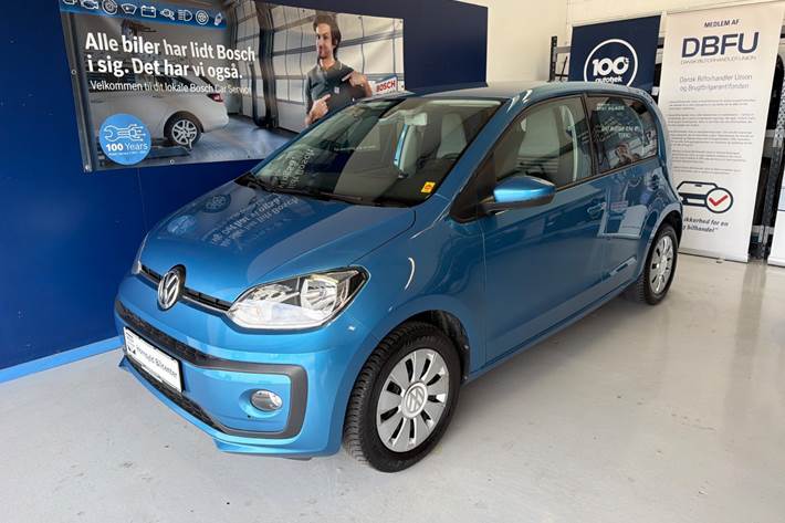 Blå VW UP! fra 2017