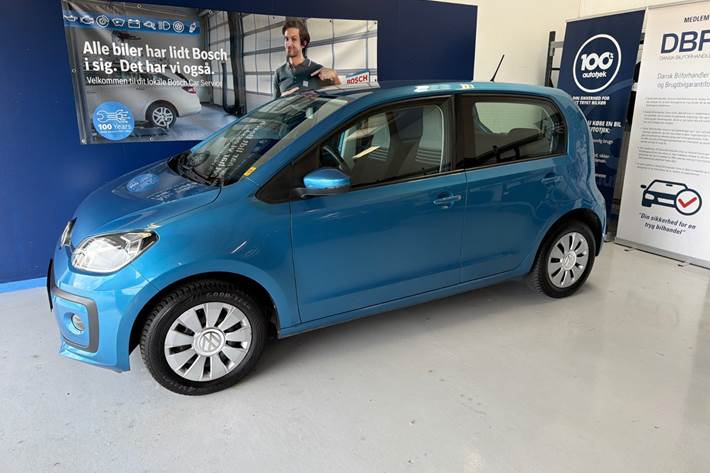 Blå VW UP! fra 2017