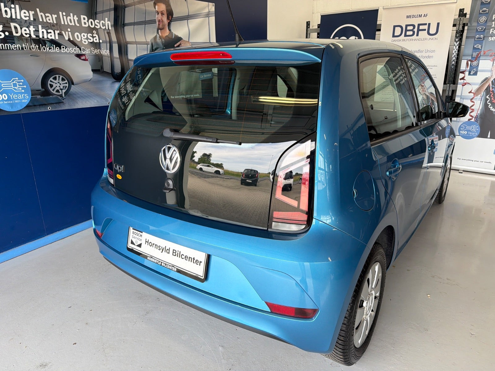 Blå VW UP! fra 2017