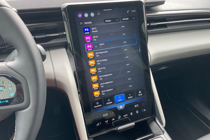 Blå Ford Explorer fra 2025