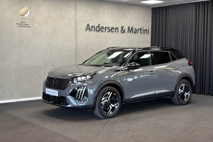 Grå Peugeot e-2008 fra 2026