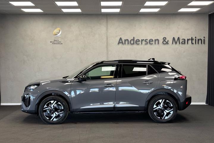 Grå Peugeot e-2008 fra 2026