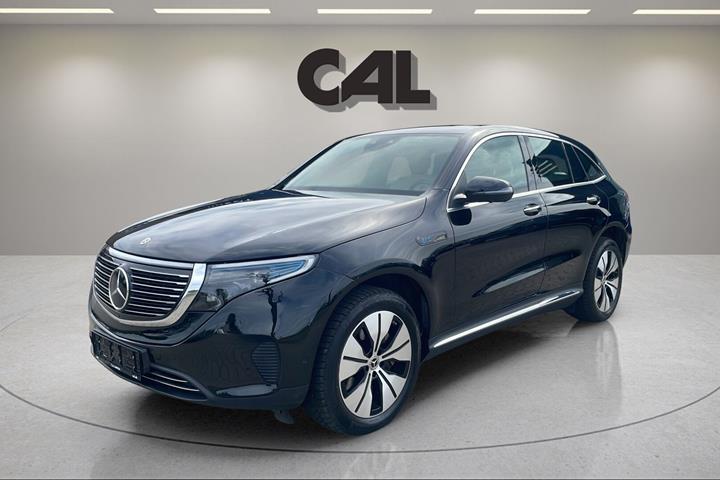 Sort Mercedes EQC 400 fra 2022 set udefra