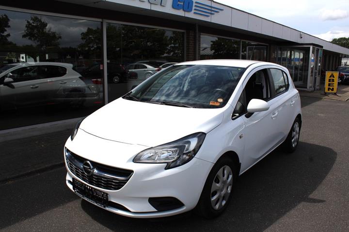 Hvid Opel Corsa fra 2017
