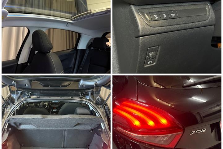Sort Peugeot 208 fra 2017
