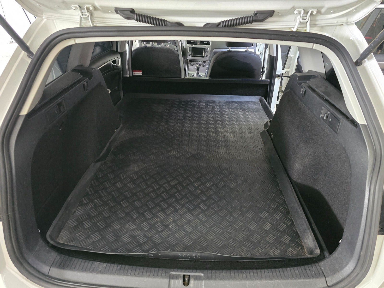 Hvid VW Golf VII fra 2015