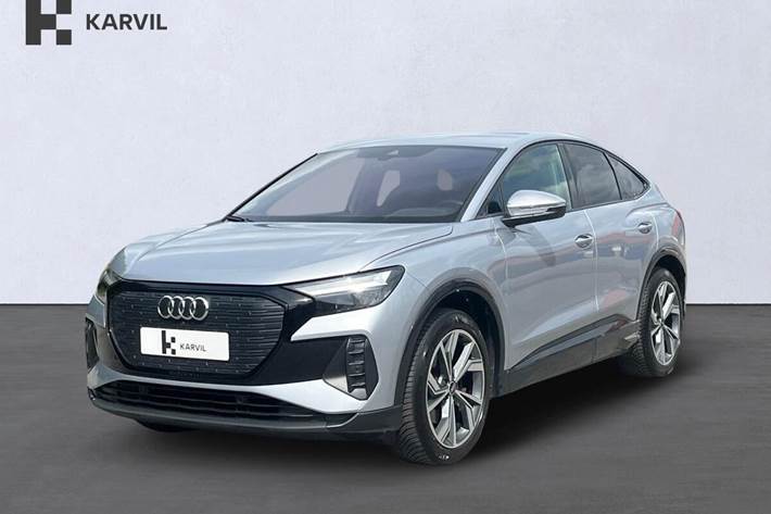 Sølv Audi Q4 e-tron fra 2022