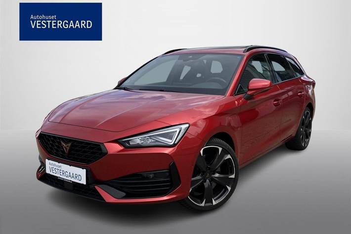 Rød Cupra Leon fra 2021