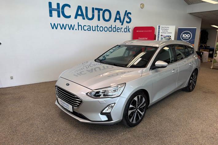 Sølv Ford Focus fra 2019