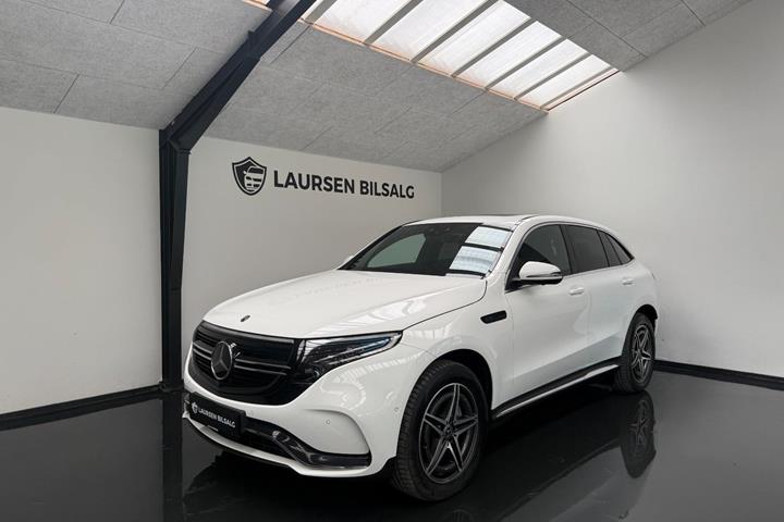 Hvid Mercedes EQC400 fra 2020