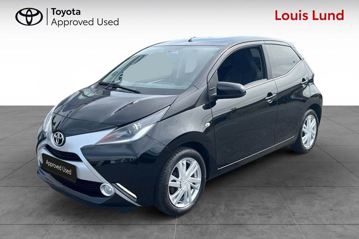Sort Toyota Aygo fra 2017