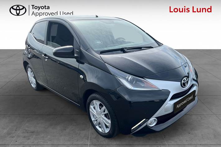 Sort Toyota Aygo fra 2017