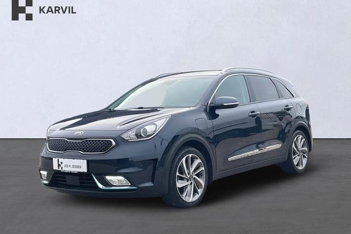 Blå Kia Niro fra 2018