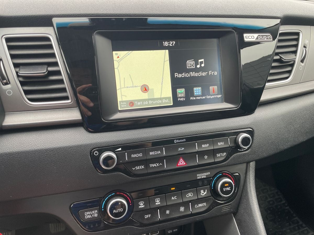 Blå Kia Niro fra 2018
