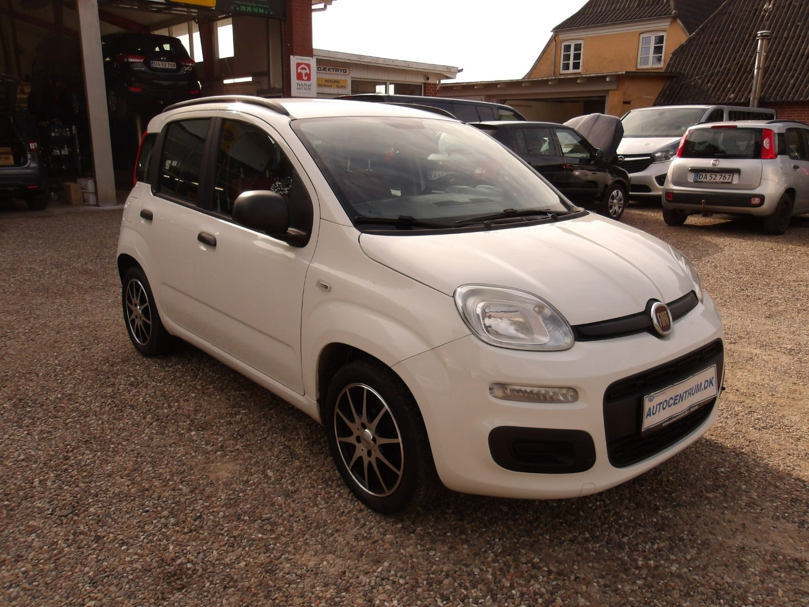 Hvid Fiat Panda fra 2012