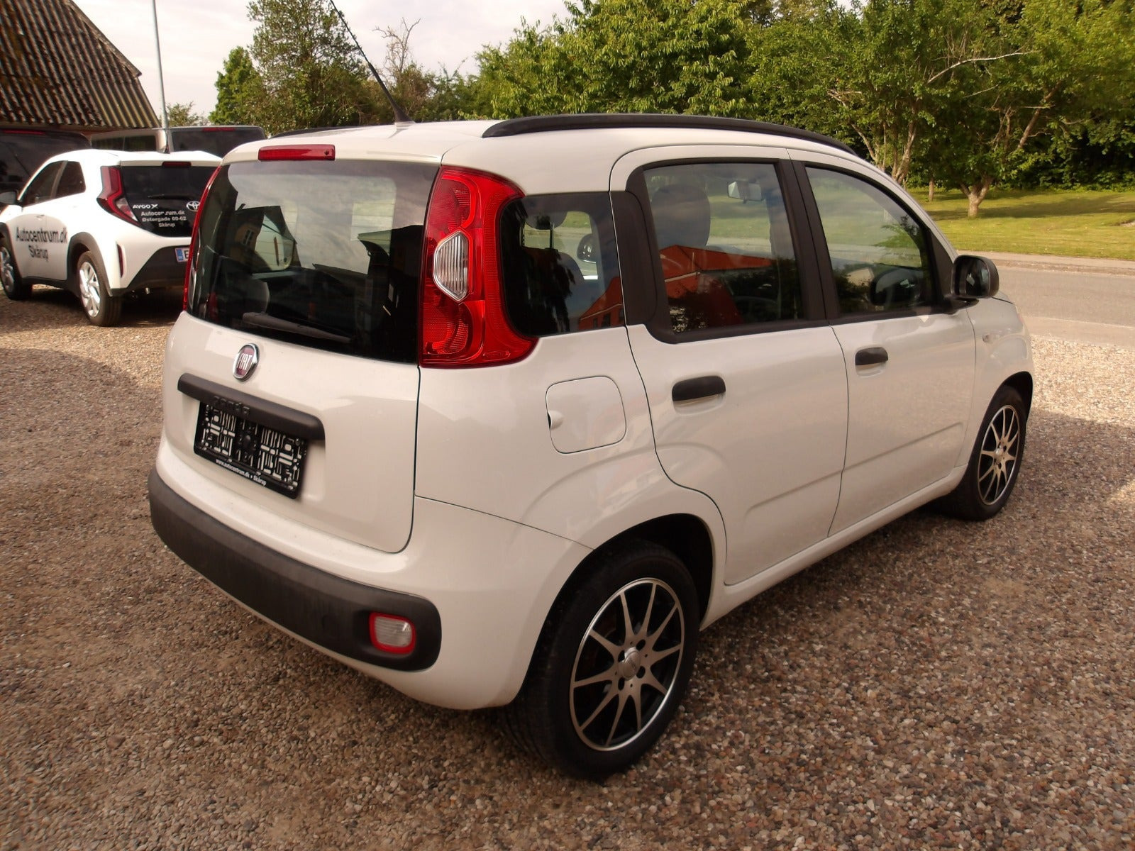 Hvid Fiat Panda fra 2012