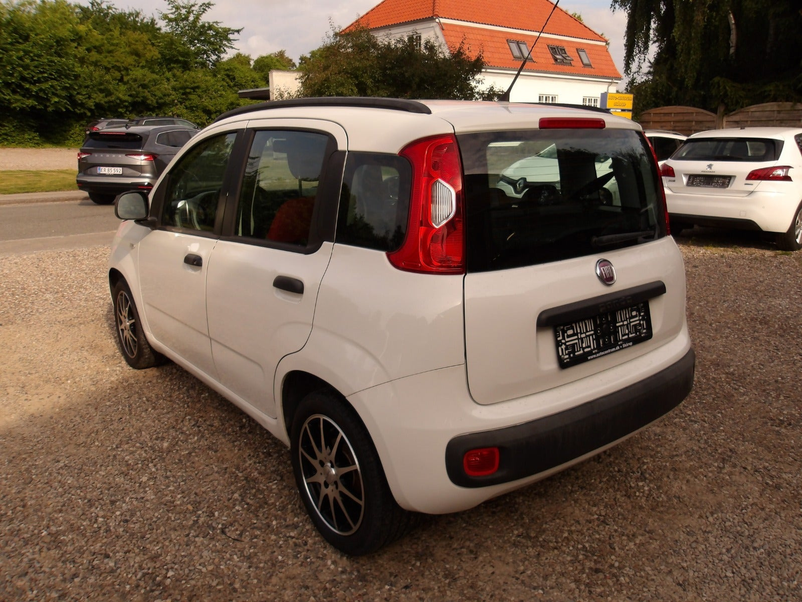 Hvid Fiat Panda fra 2012