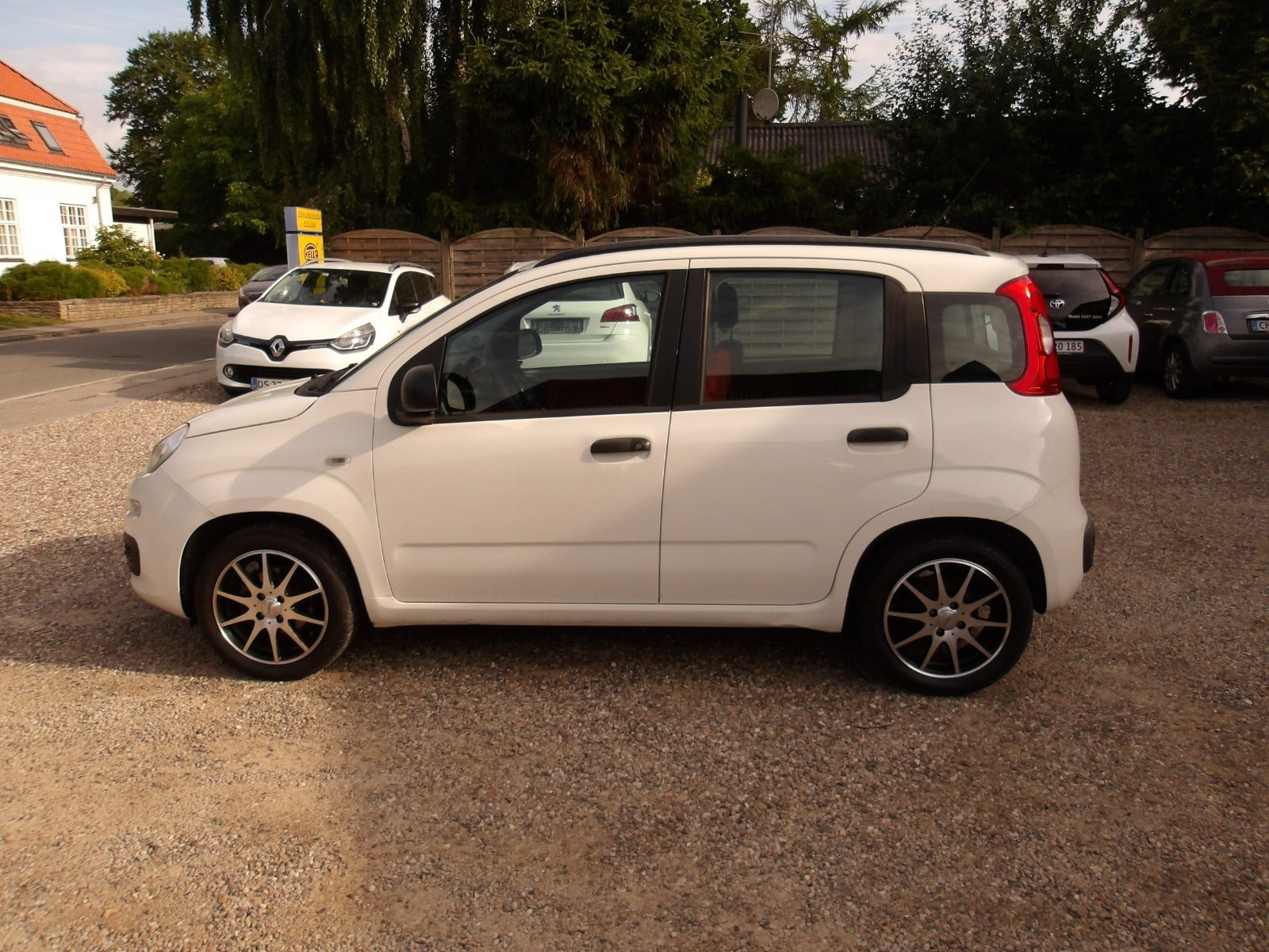 Hvid Fiat Panda fra 2012
