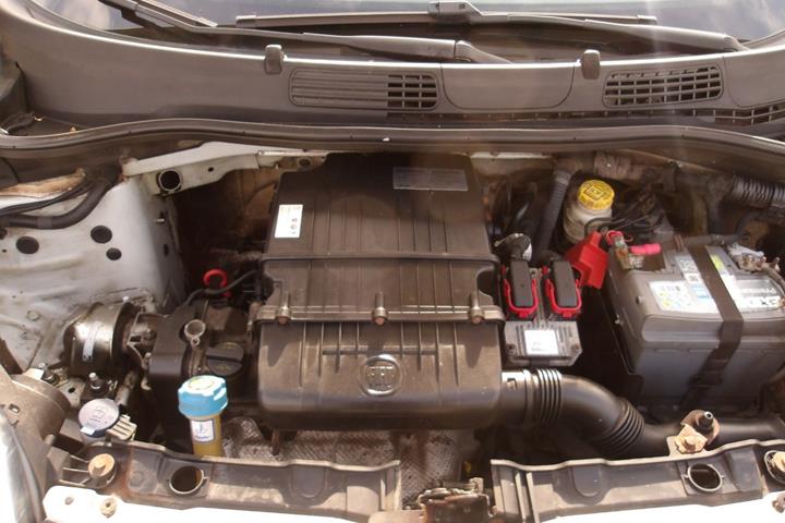 Hvid Fiat Panda fra 2012
