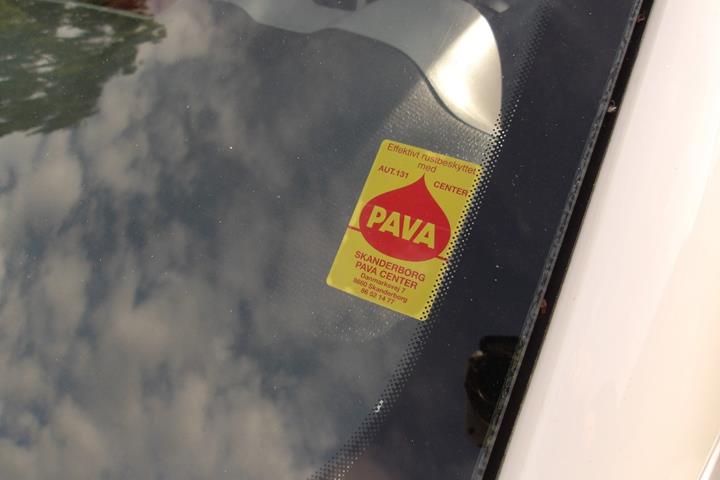 Hvid Fiat Panda fra 2012