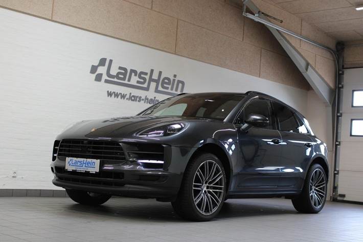 Grå Porsche Macan S fra 2019