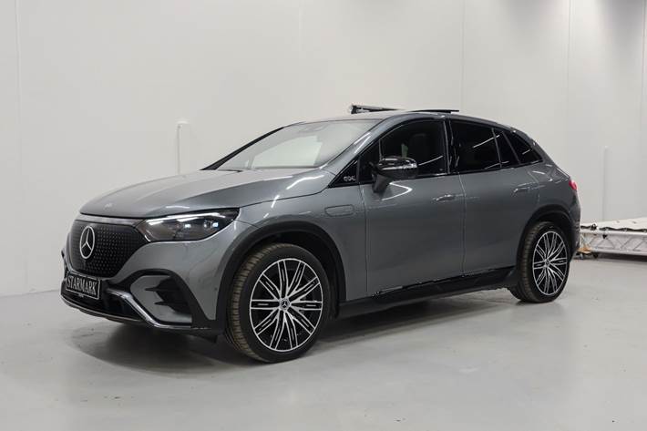Grå Mercedes EQE350 SUV fra 2024