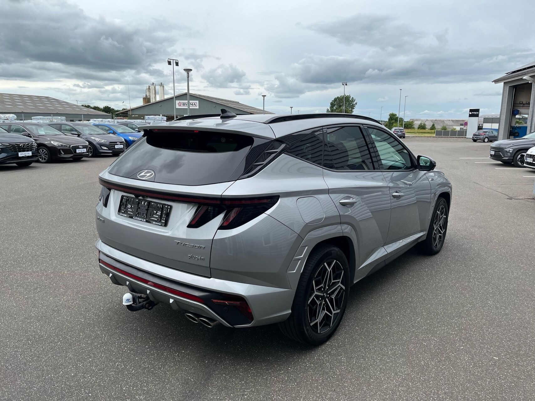 Sølv Hyundai Tucson fra 2022