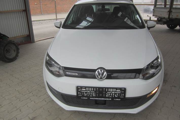 Hvid VW Polo fra 2017
