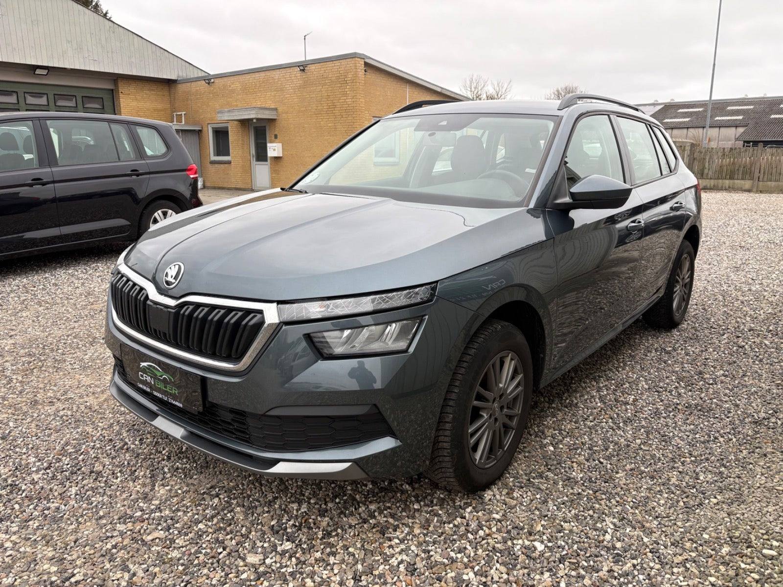Grå Skoda Kamiq fra 2021