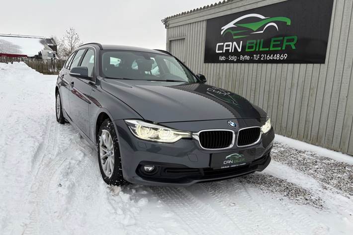 Grå BMW 320d fra 2018