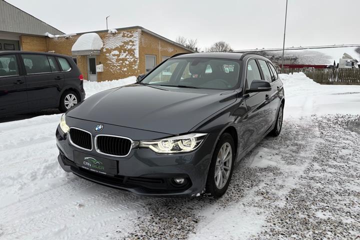 Grå BMW 320d fra 2018