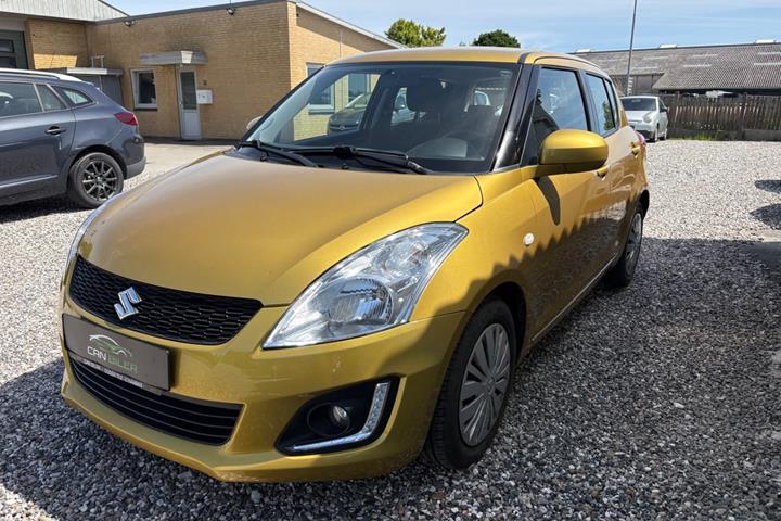 Gul Suzuki Swift fra 2014