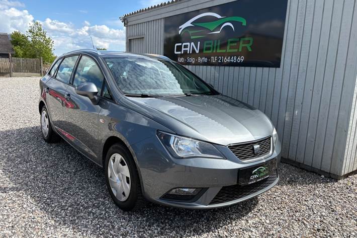 Grå Seat Ibiza fra 2013
