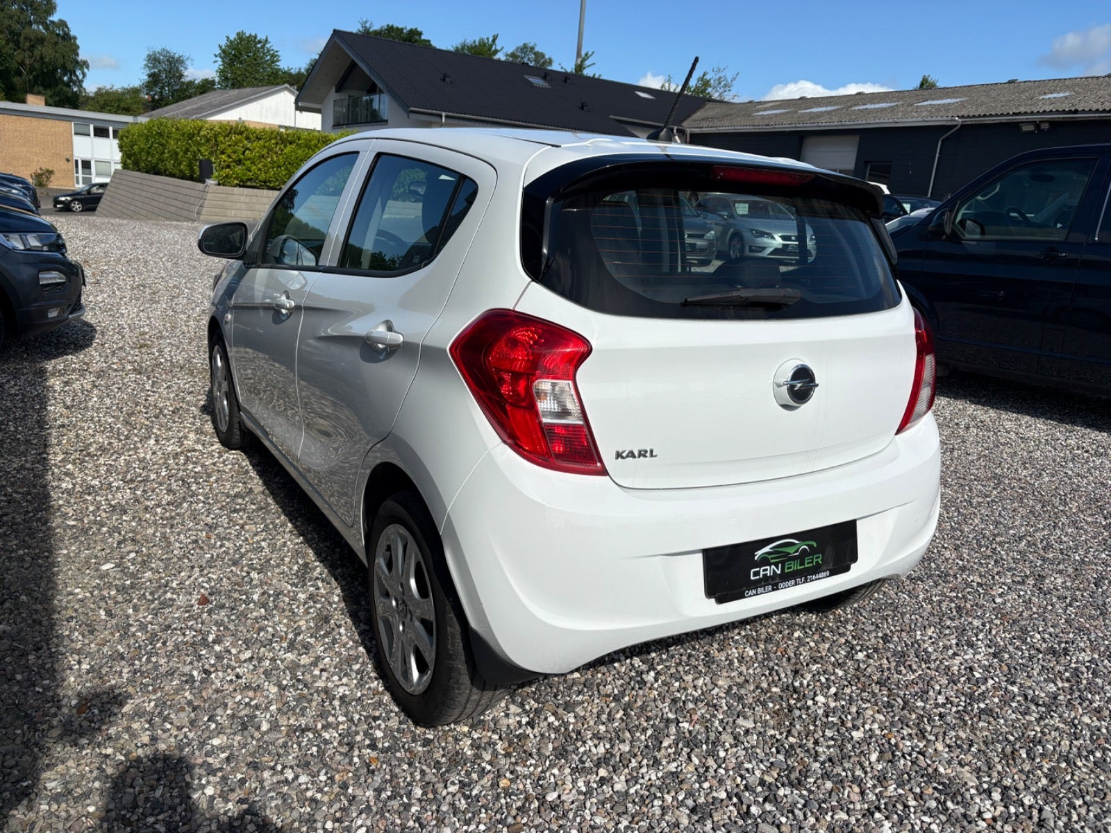 Hvid Opel Karl fra 2017