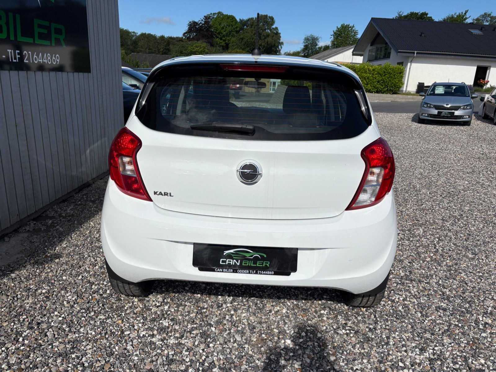Hvid Opel Karl fra 2017