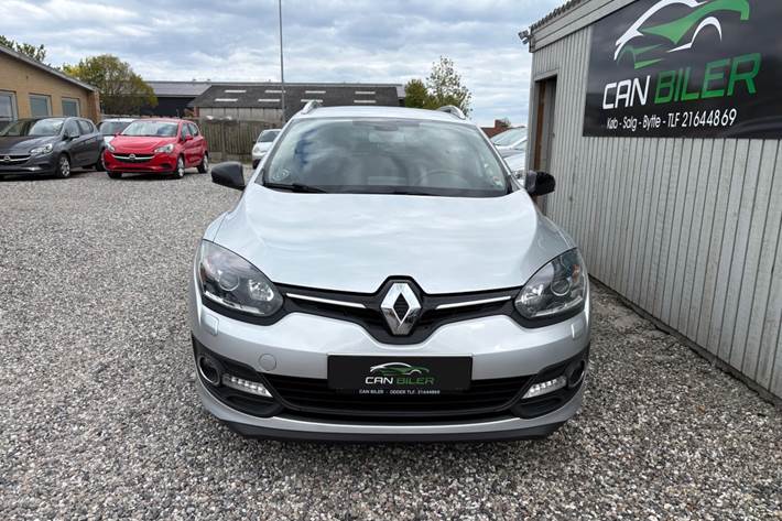Sølv Renault Megane III fra 2016