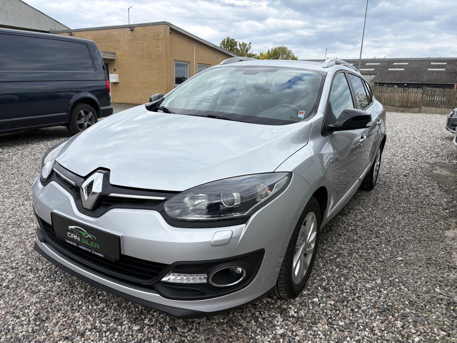 Sølv Renault Megane III fra 2016