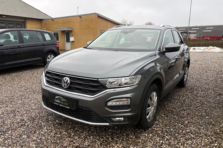 Grå VW T-Roc fra 2018