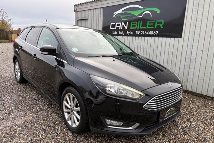 Sort Ford Focus fra 2018