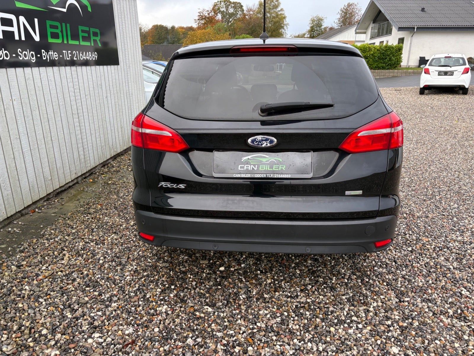 Sort Ford Focus fra 2018