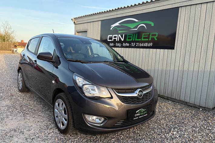 Grå Opel Karl fra 2016