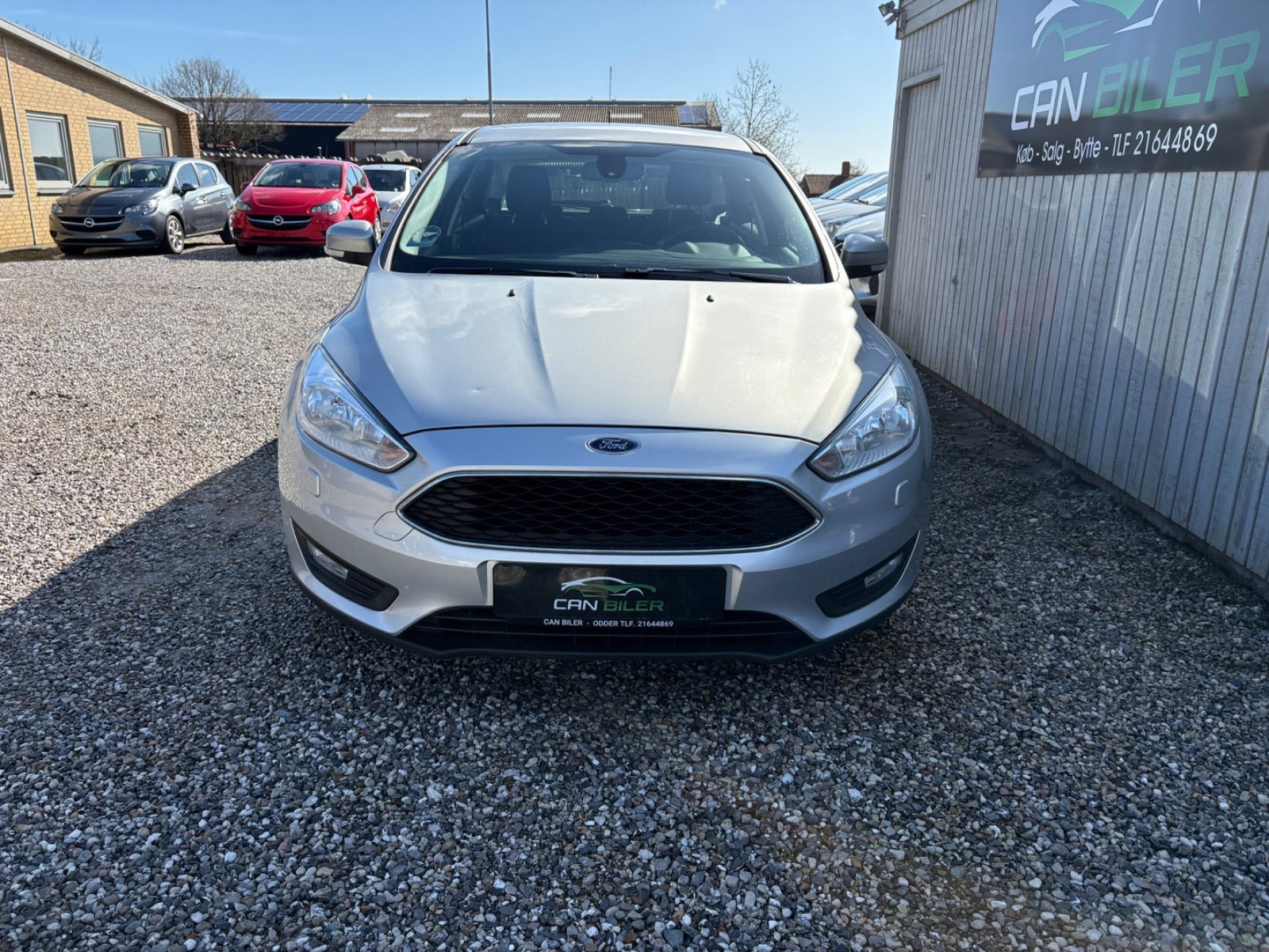 Sølv Ford Focus fra 2017